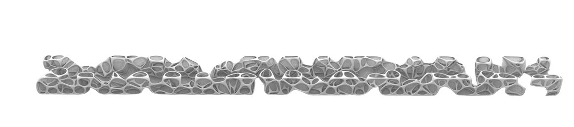 Parametric workflow step 4: the smoothed Voronoi shell structure