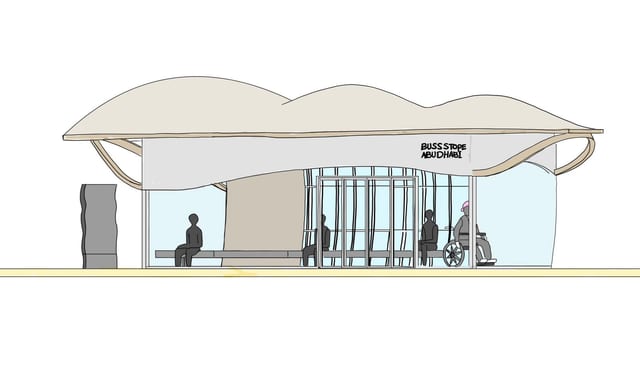 Digital sketch, perspective view of the shelter